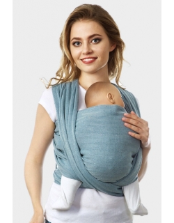 Слинг-шарф Mums Era саржевый, голубой