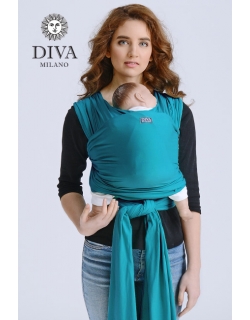 Слинг-шарф трикотажный Diva Stretchy, Smeraldo