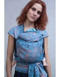 Май-слинг с рождения Karaush Amira Sunrise с бамбуком