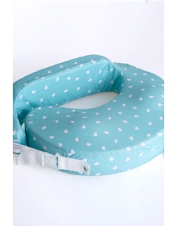 Подушка для кормления Loona эргономичная, Hearts мятный