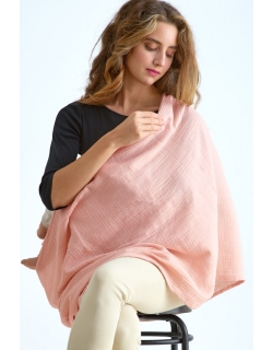 Накидка для кормления (милк-снуд) муслиновая, Powder