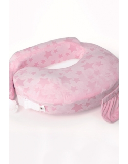 Подушка для кормления Loona эргономичная, Stars 3D розовый