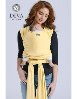 Трикотажный слинг-шарф с рождения Diva Stretchy, Banana