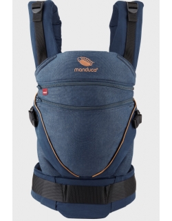 Эргорюкзак с рождения Manduca XT, цвет Denimblue-Toffee (синий)