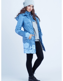 Слингокуртка зимняя 3 в 1 Diva Outerwear Celeste Snowflakes