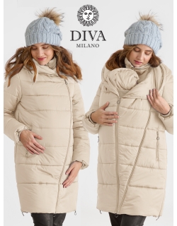 Слингокуртка зимняя (трансформер) 3в1, цвет бежевый