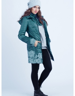 Слингокуртка зимняя 3 в 1 Diva Outerwear Mare Snowflakes
