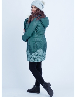 Слингокуртка зимняя 3 в 1 Diva Outerwear Mare Snowflakes