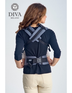 Эрго рюкзак Diva Canvas One! Dark-Red