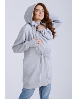 Слинготолстовка (слингокофта) для беременных Diva Outerwear 3в1, Nebbia