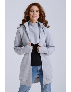 Слинготолстовка (слингокофта) для беременных Diva Outerwear 3в1, Nebbia