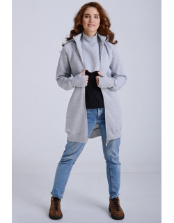 Слинготолстовка (слингокофта) для беременных Diva Outerwear 3в1, Nebbia