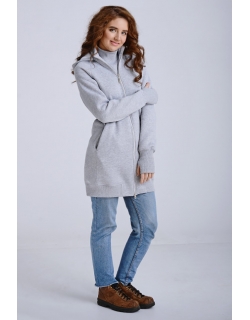Слинготолстовка (слингокофта) для беременных Diva Outerwear 3в1, Nebbia