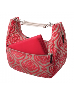 Petunia Touring Tote: Almond Raspberry