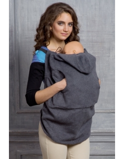 Слингонакидка из шерсти Diva Outerwear Antracite (графит)