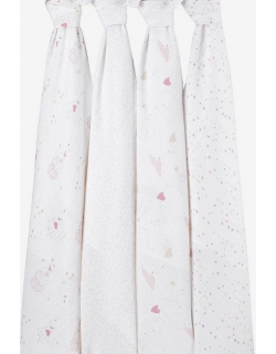 Муслиновые пеленки для новорожденных Aden&Anais большие, набор 4, Lovely