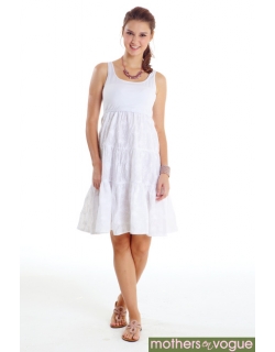 Платье Mothers en Vogue "Sweet Pea", цвет белый