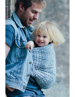 Слинг-шарф Didymos Indio (Prima) сине-белый