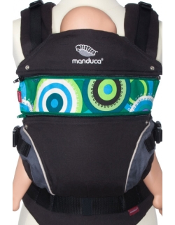 Вставка в удлинение спинки эрго-рюкзака Manduca, CircadelicGrass