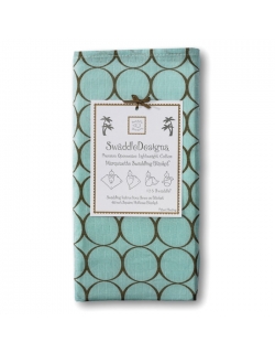 Пеленка детская тонкая SwaddleDesigns Маркизет SC w/Mocha Mod