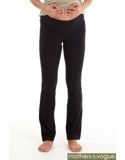 Брюки для беременных и кормящих Mothers en Vogue Foldover Yoga, черный