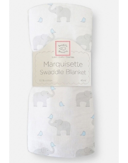 Пеленка детская тонкая SwaddleDesigns Маркизет PB Elephant/Chickies