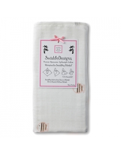 Пеленка детская тонкая SwaddleDesigns Маркизет Pink/Mocha Fish