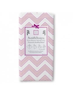 Пеленка детская тонкая SwaddleDesigns Маркизет Pink Chevron Chevron