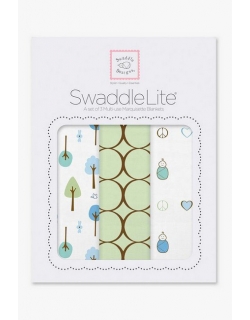 Набор пеленок SwaddleDesigns SwaddleLite Cute & Calm Kiwi