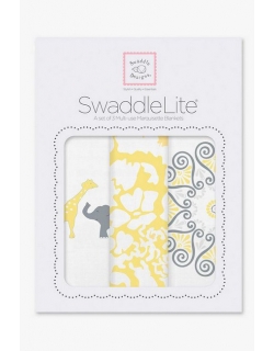 Набор пеленок SwaddleDesigns SwaddleLite SC Elephant/Chickies