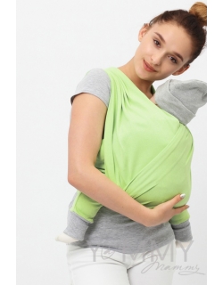 Слинг-шарф YammyMammy (yummy mammy) трикотажный, цвет "светло-салатовый"