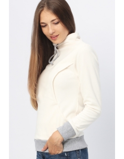 Толстовка YammyMammy (yummy mammy) флисовая, цвет "экрю"