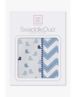 Набор пеленок SwaddleDesigns Swaddle Duo BL Chickies/Chevron