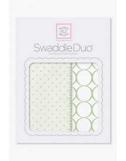 Набор пеленок SwaddleDesigns Swaddle Duo KW Dot/Mod Circle