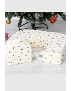 Подушка для кормления двойни «Milk Rivers Twins» с дополнительной подушкой для спины нежно-желтая