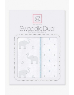 Набор пеленок SwaddleDesigns Swaddle Duo Swaddle Duo PB Elephant/Chickies
