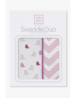 Набор пеленок SwaddleDesigns Swaddle Duo PK Chickies/Chevron