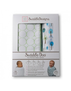 Набор пеленок SwaddleDesigns Swaddle Duo KW Cute & Wild