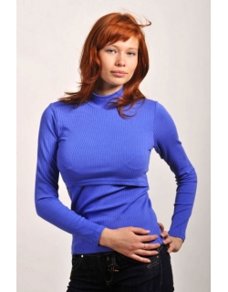 Водолазка для кормления Milk Rivers "Мэлони", индиго