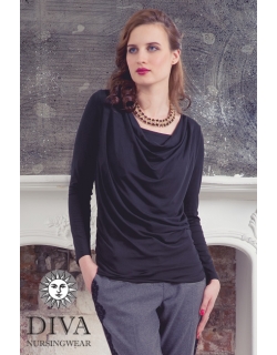 Топ для кормящих и беременных Diva Nursingwear Bella, цвет Nero