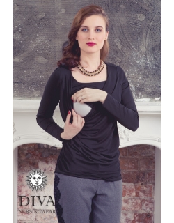 Топ для кормящих и беременных Diva Nursingwear Bella, цвет Nero