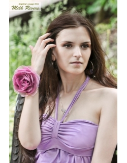 Топ для кормления Milk Rivers "Angelina's Voyage", лиловый жемчуг