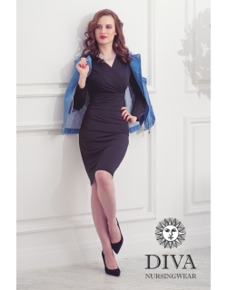 Платье для кормящих и беременных Diva Nursingwear Lucia, цвет Nero