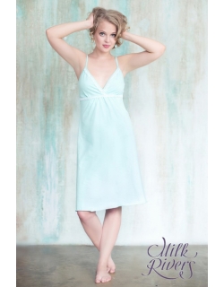 Ночная сорочка для беременных и кормящих "Селена" Milk Rivers,ментол