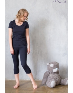 Капри для беременных и родивших Milk Rivers, темно-синие