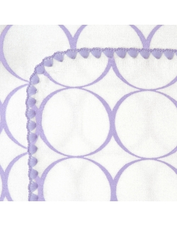 Фланелевая пеленка для новорожденного SwaddleDesigns Lavender Mod/WH