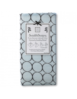 Пеленка детская тонкая SwaddleDesigns Маркизет Blue w/BR Mod C