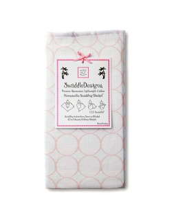 Пеленка детская тонкая SwaddleDesigns Маркизет Pink Mod on WH