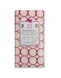 Пеленка детская тонкая SwaddleDesigns Маркизет Very Berry Mod C