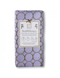 Пеленка детская тонкая SwaddleDesigns Маркизет L w/Mocha Mod